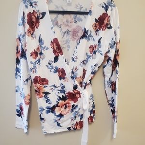 WHBM, L, Wrap Cardigan.